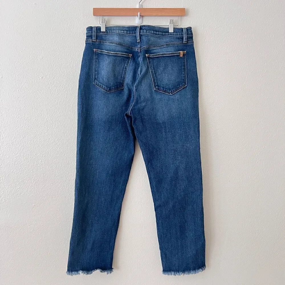 JOE'S Women Jeans Blue The Honor Distressed High Rise Vintage Straight Size 31